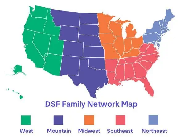 DSF Family Network Map