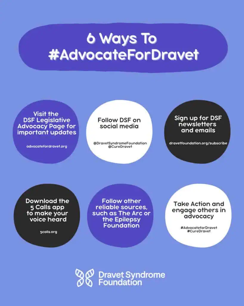 6 ways to AdvocateForDravet image