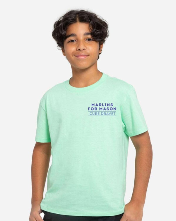 2025 Short Sleeve T-shirt: Mint Green - Youth Sizes - Image 2