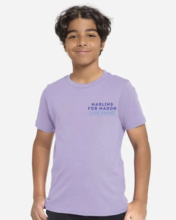 2025 Short Sleeve T-shirt: Purple - Youth Sizes - Image 2