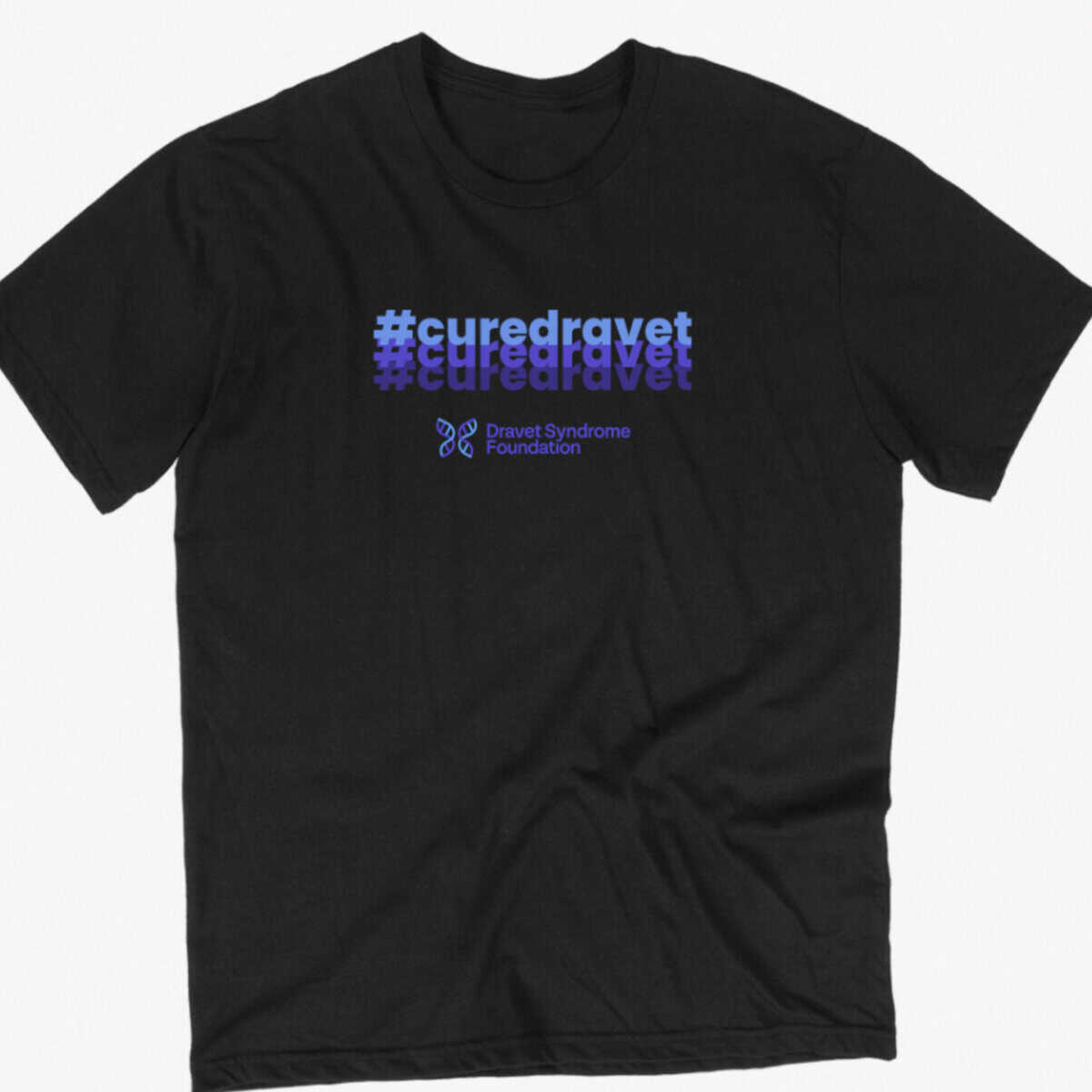#CureDravet Crew Neck T-Shirt 1 #CureDravet Crew Neck T-Shirt