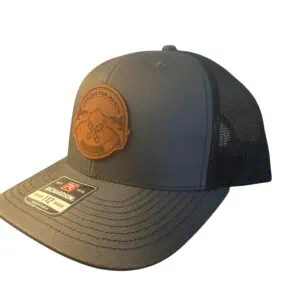 Marlins for Mason: Richardson Printed Five Panel Trucker Cap - Charcoal/Black