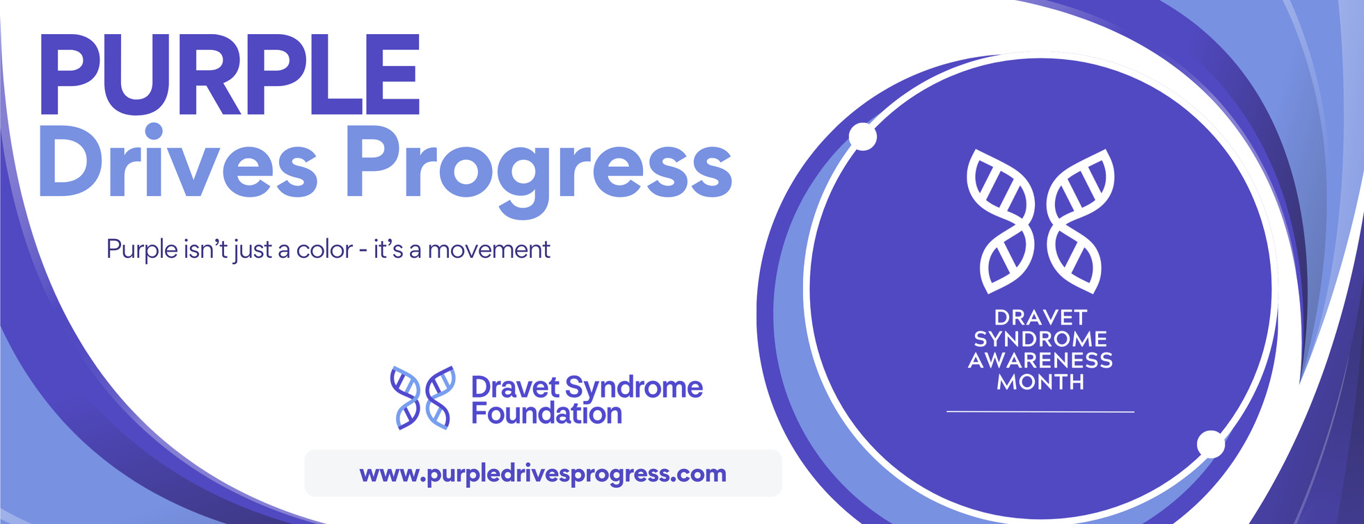 Purple Drives Progress Banner