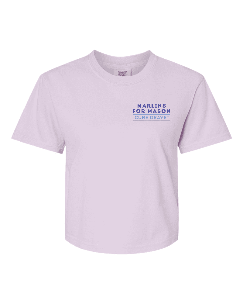 Purple Boxy Crop T-shirt 1 Purple Boxy Crop T-shirt