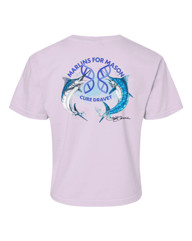 Purple Boxy Crop T-shirt 2 Purple Boxy Crop T-shirt - Image 2